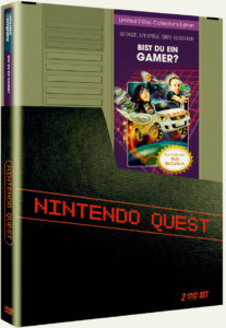 Die DVD von Nintendo Quest erscheint im stilvollen NES-Modul-Design